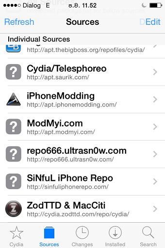 Cydia source completed