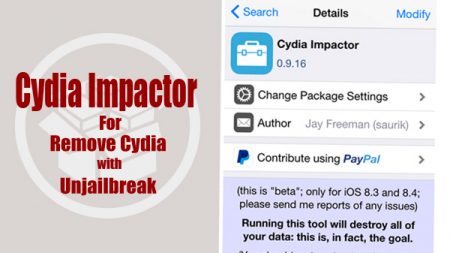 Cydia Impactor - Unjailbreak without updating iOS